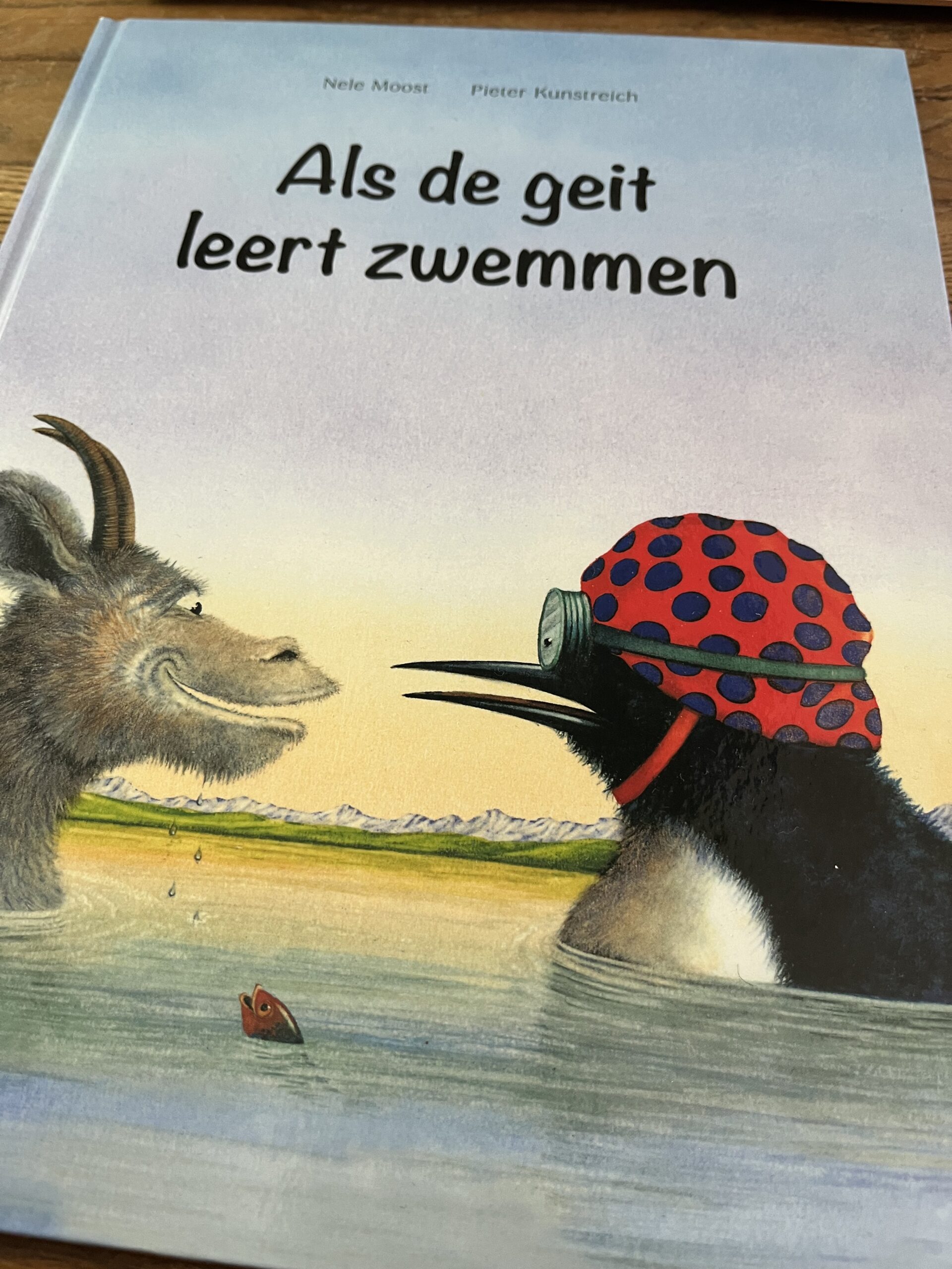 prentenboek Als de giet leert zwemmen