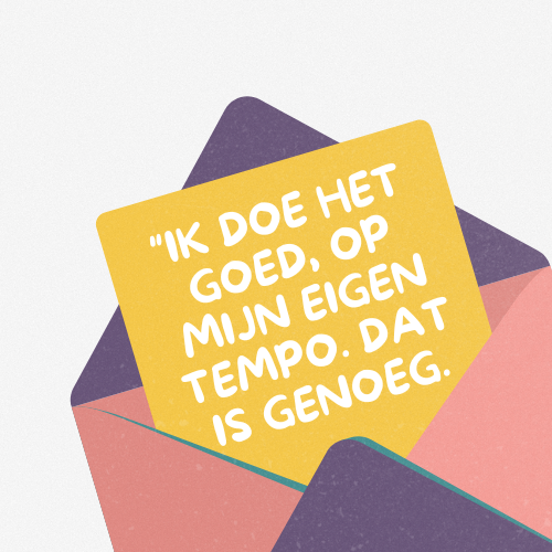Ik doe het goed, laatbloeier, eigen tijd